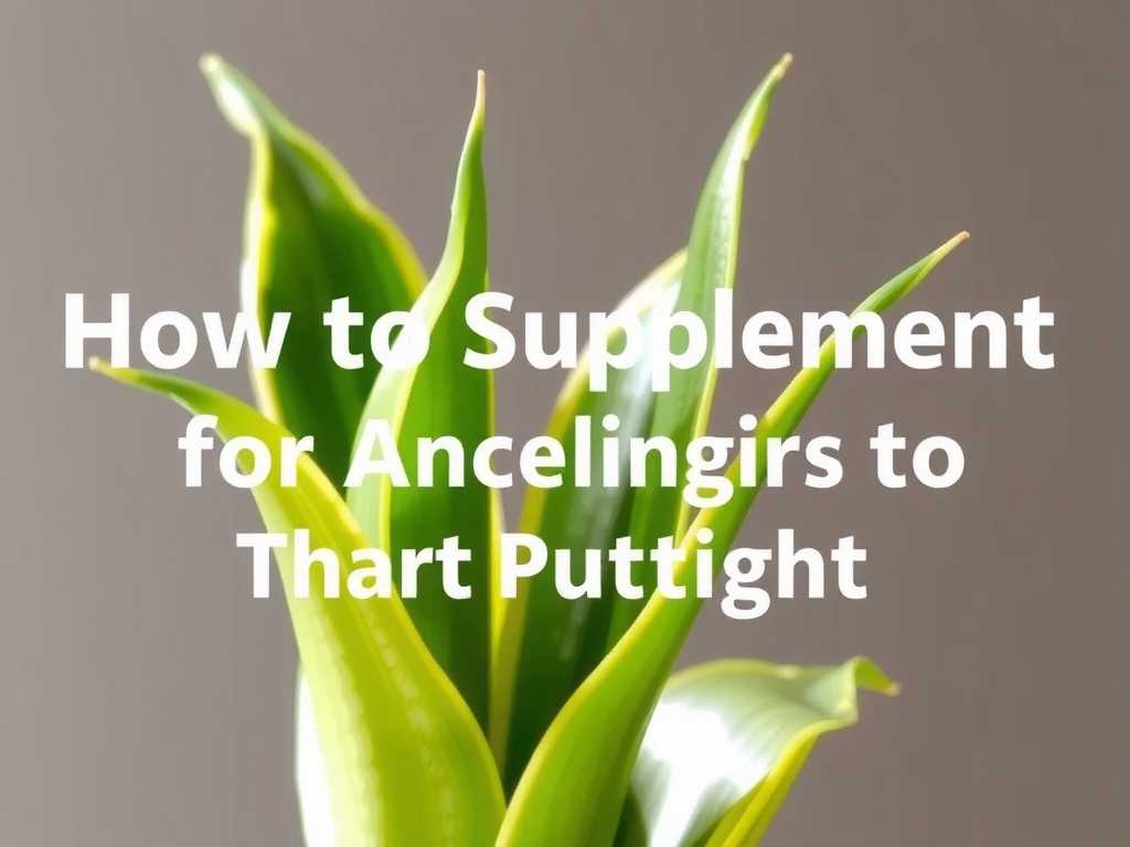 How to Supplement Light for Snake Plant Cuttings to Accelerate Growth