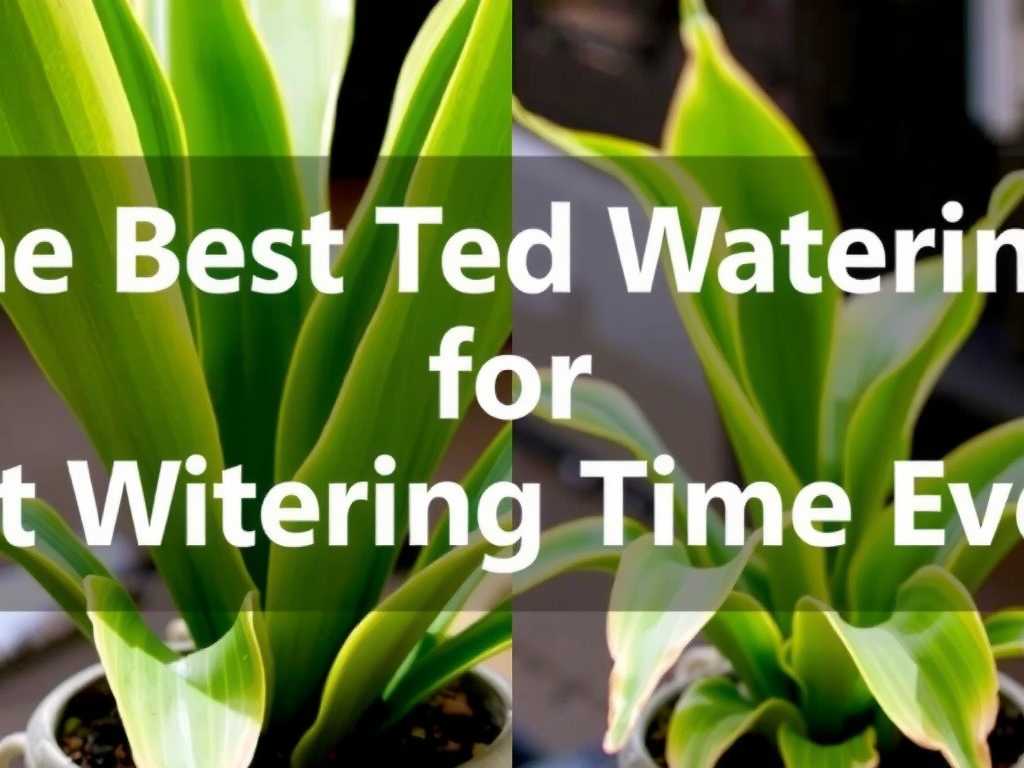 How to Choose the Best Watering Time for Snake Plants (Morning vs Evening)(1)